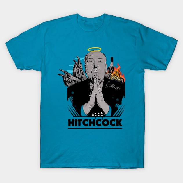 Alfred Hitchcock T-Shirt by Frajtgorski